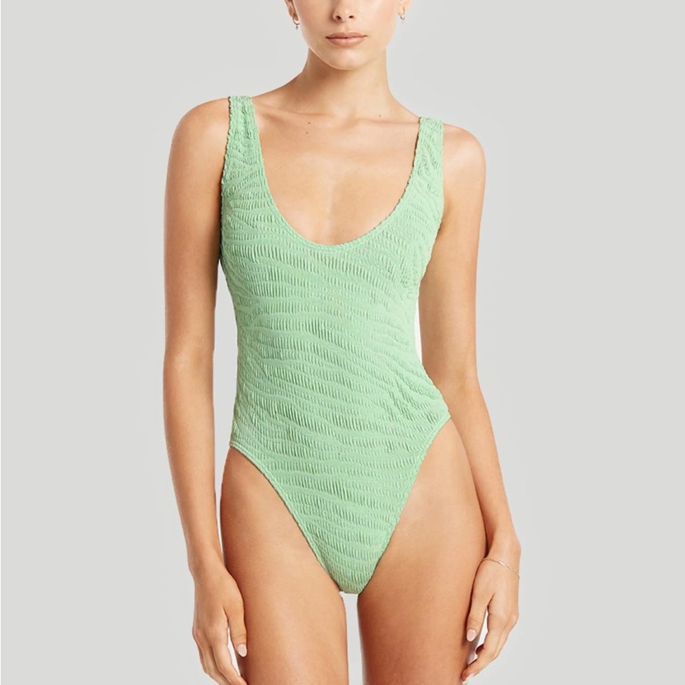 Bond-eye Green Mara One Piece Swimsuit NWT OS